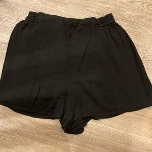 Hollister black cozy shorts